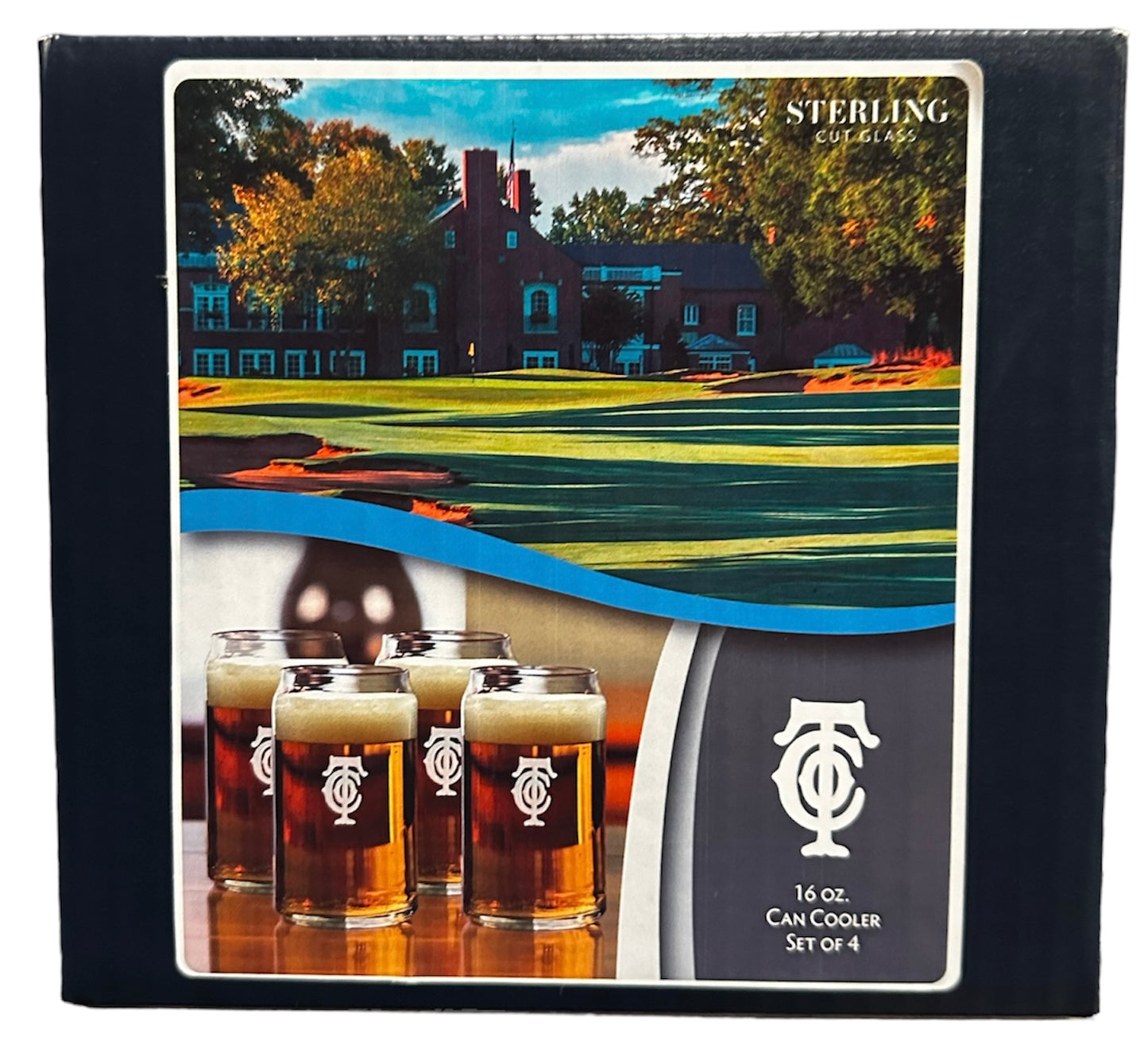 Sterling Old Town Can Cooler - 4 Pack